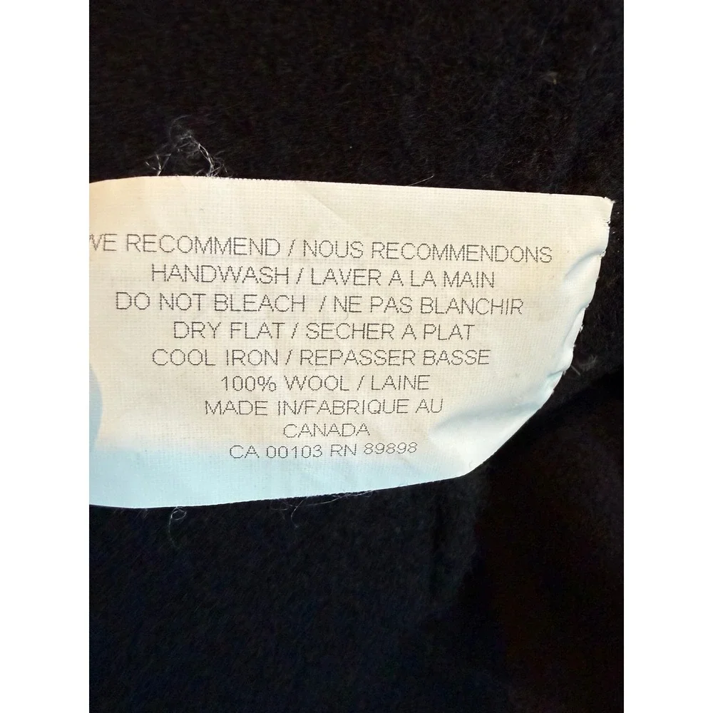 Vtg Y2K Canada-made Parkhurst wool felt bucket hat with flower Boho‎